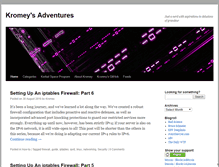 Tablet Screenshot of kromey.us